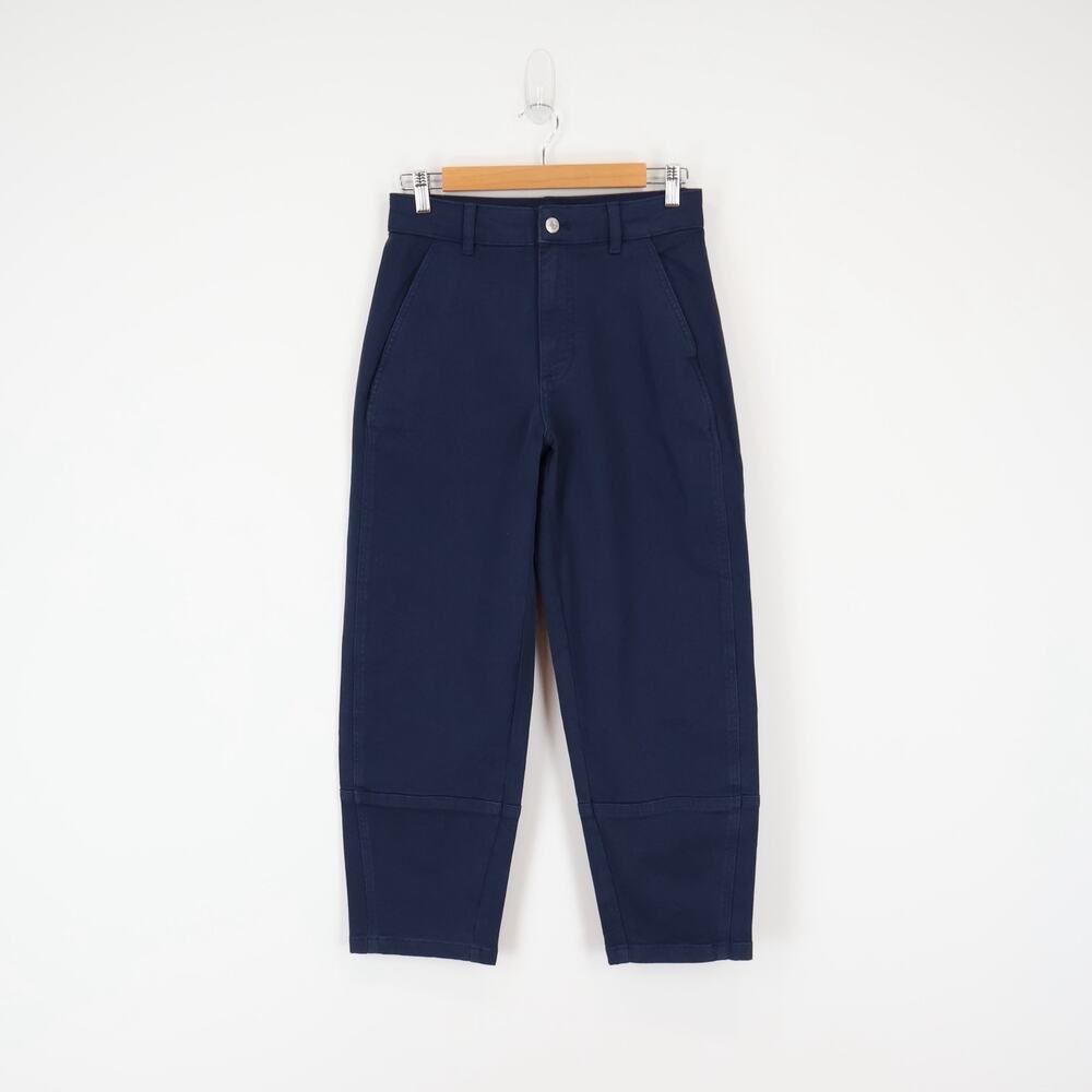 Everlane The Utility Barrel Pant Navy Blue Size 4 Regular NWOT - Picture 2 of 7